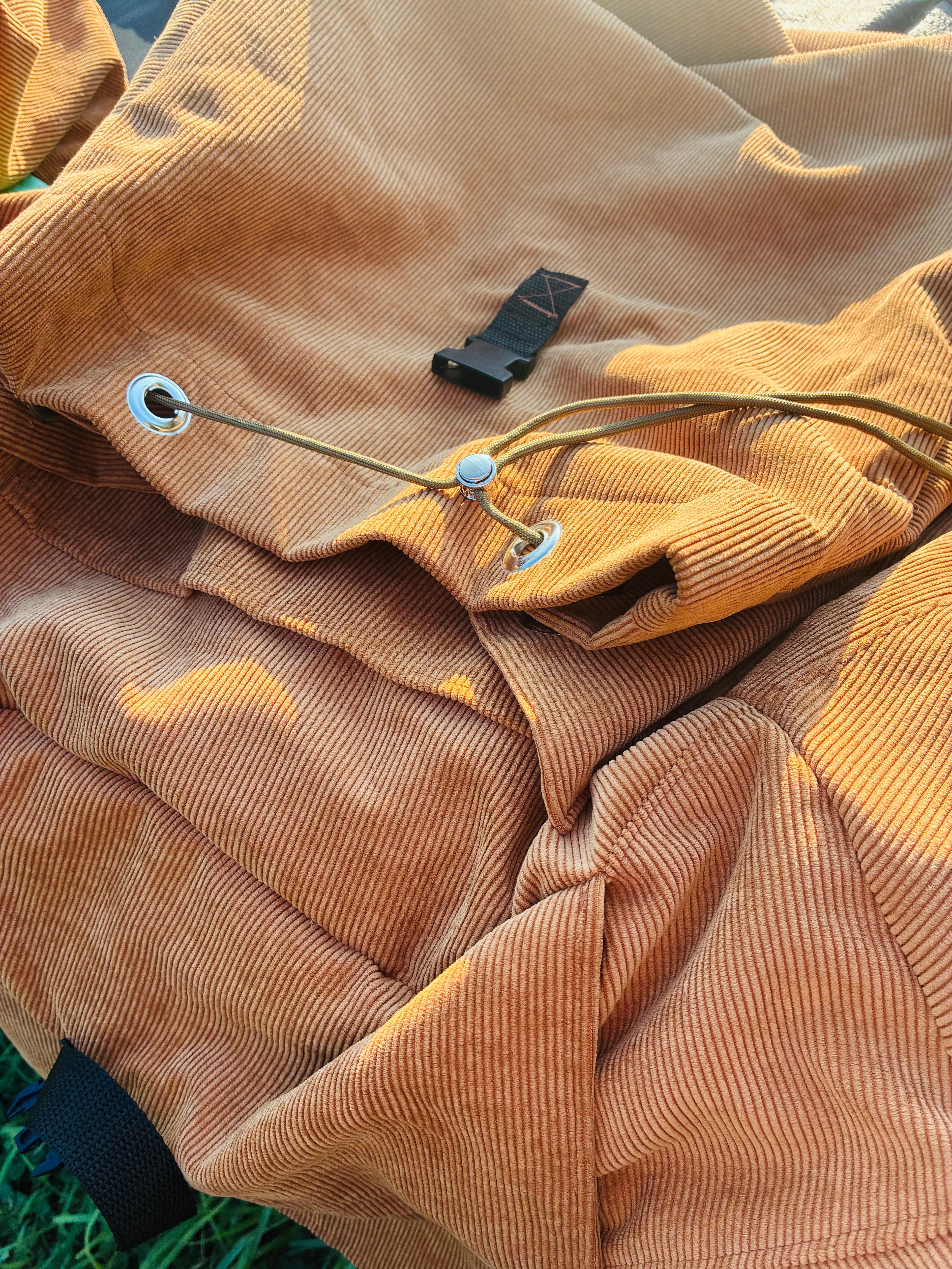 The JackPack Jacket in “Gold Corduroy”