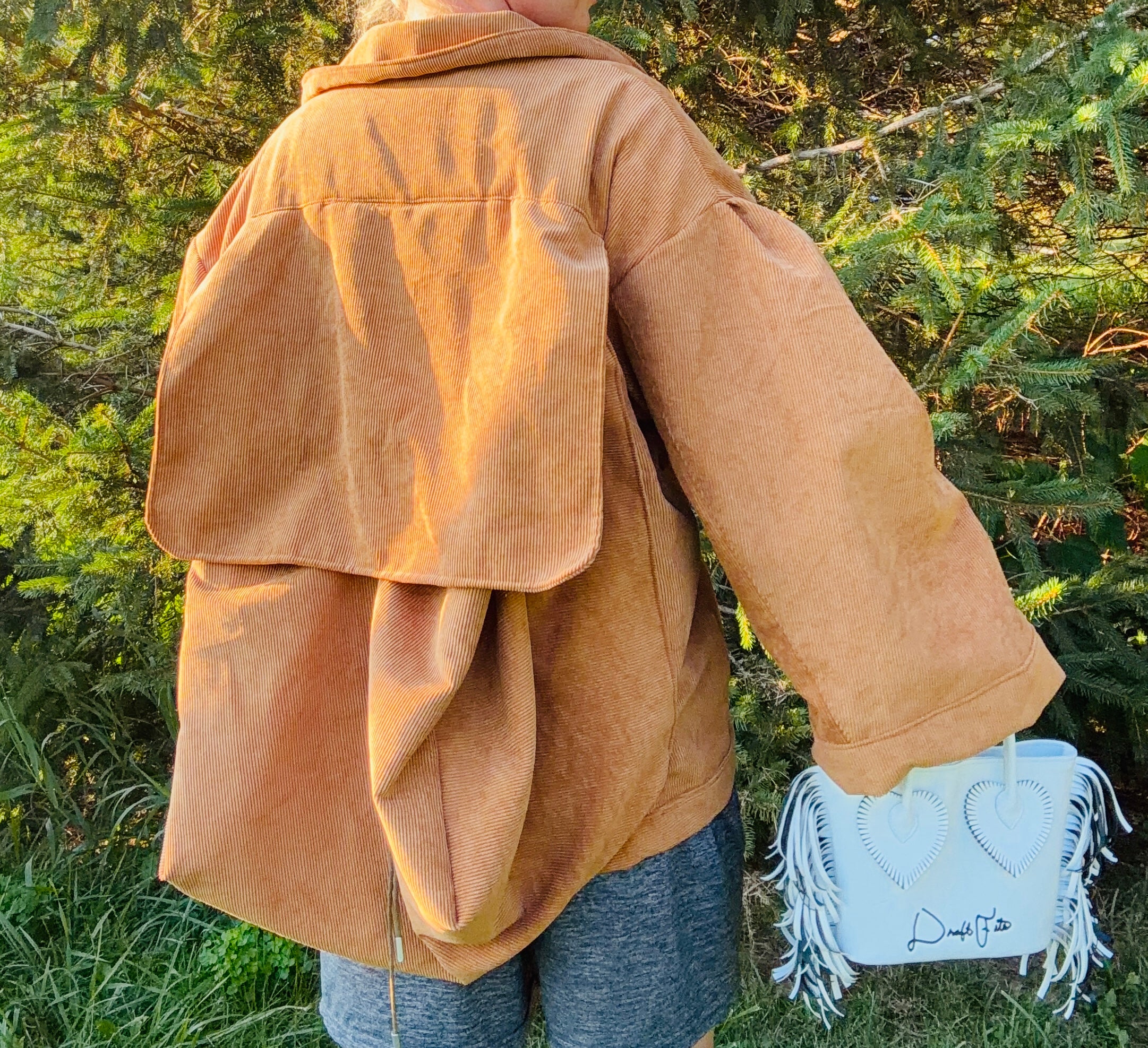 The JackPack Jacket in “Gold Corduroy”