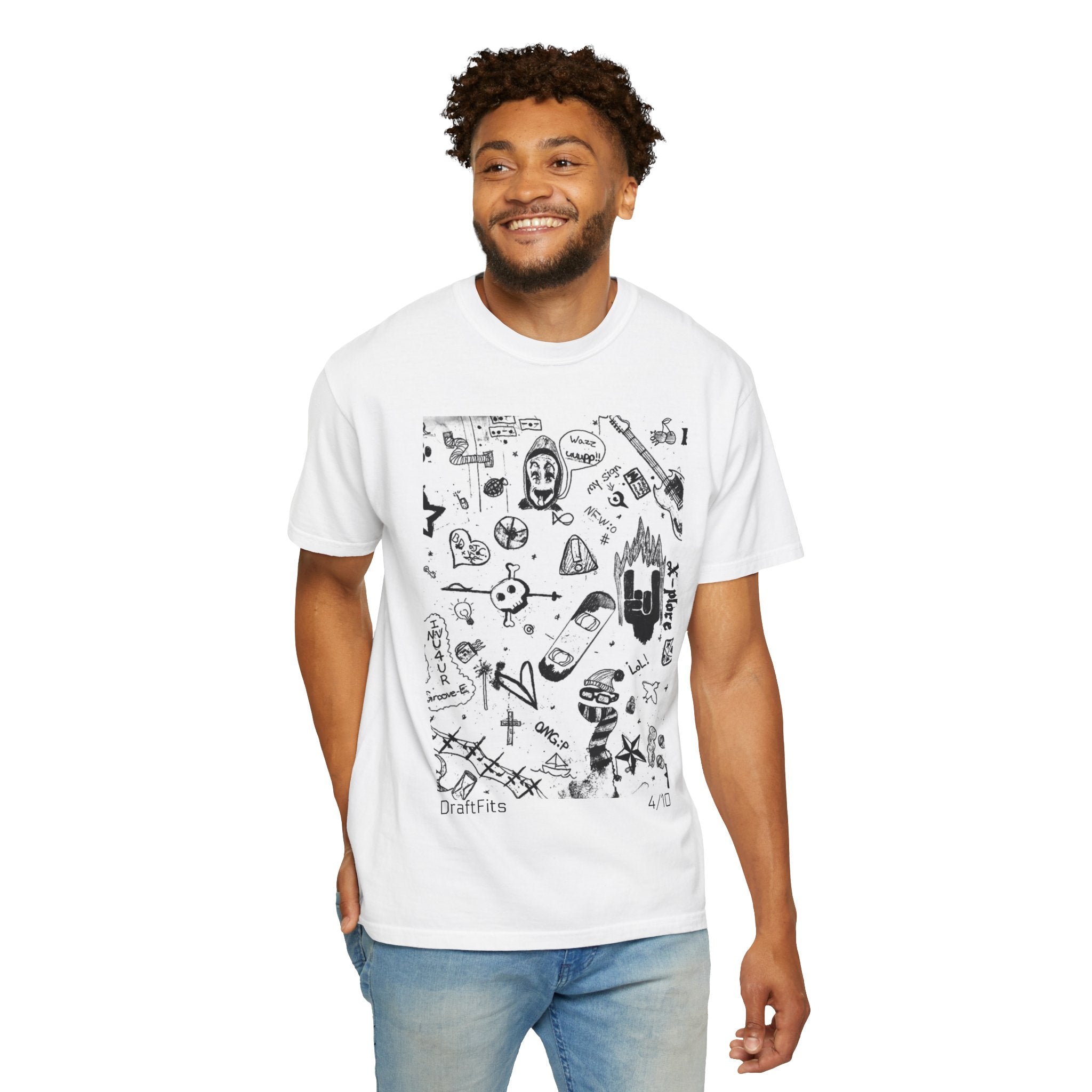 “Graffiti Wall" DraftFits Tee