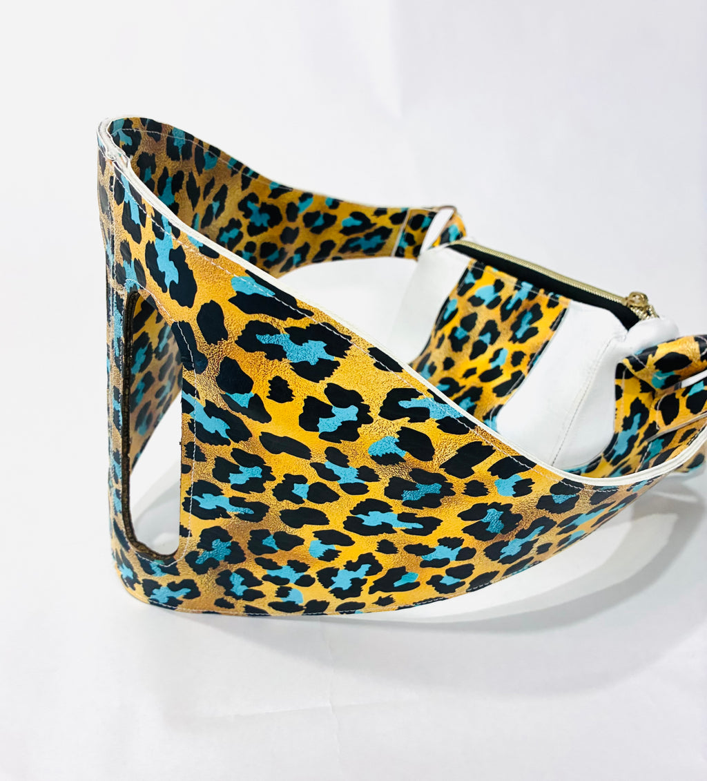 Leopard Cradle Purse