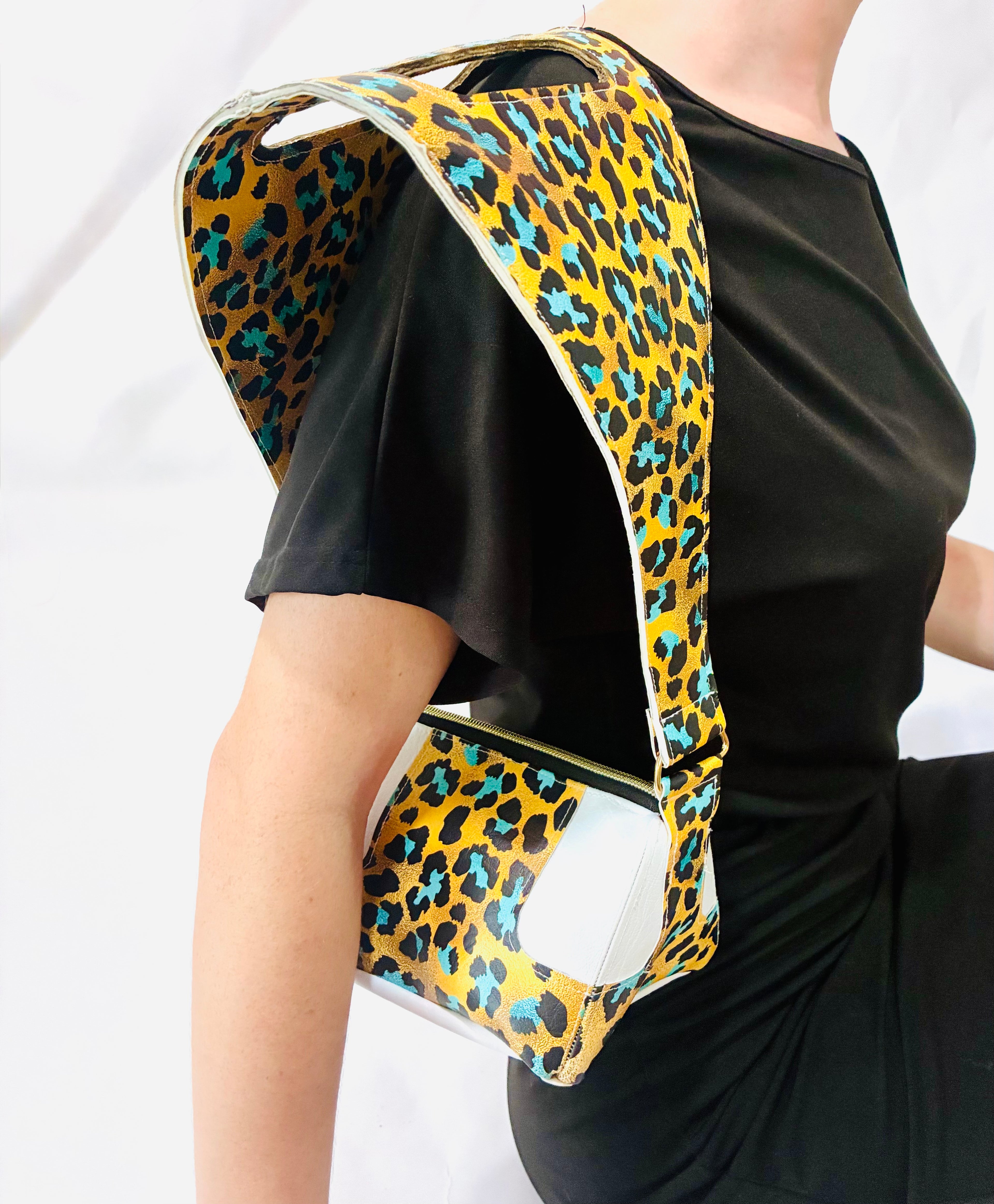 Leopard Cradle Purse