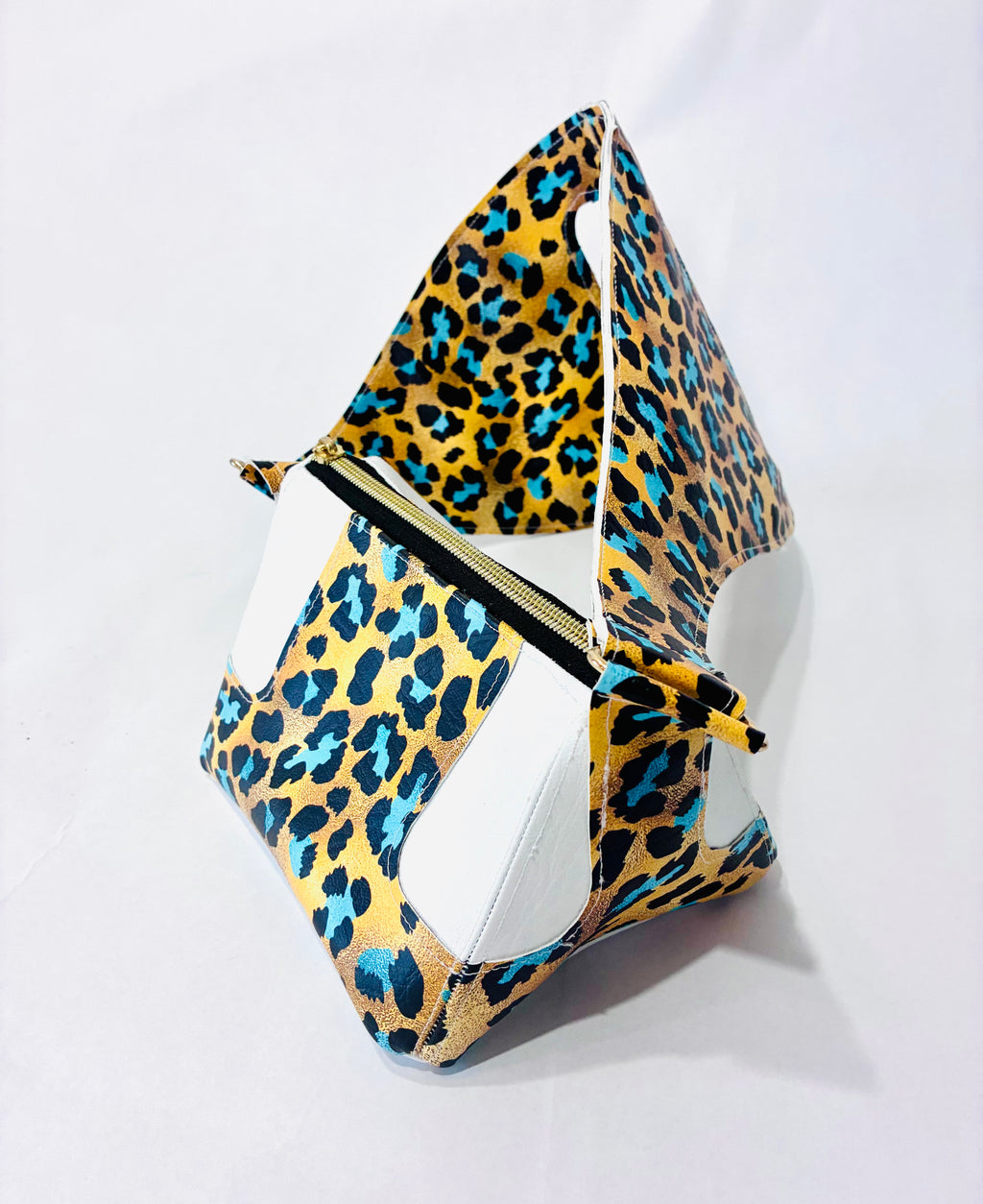 Leopard Cradle Purse