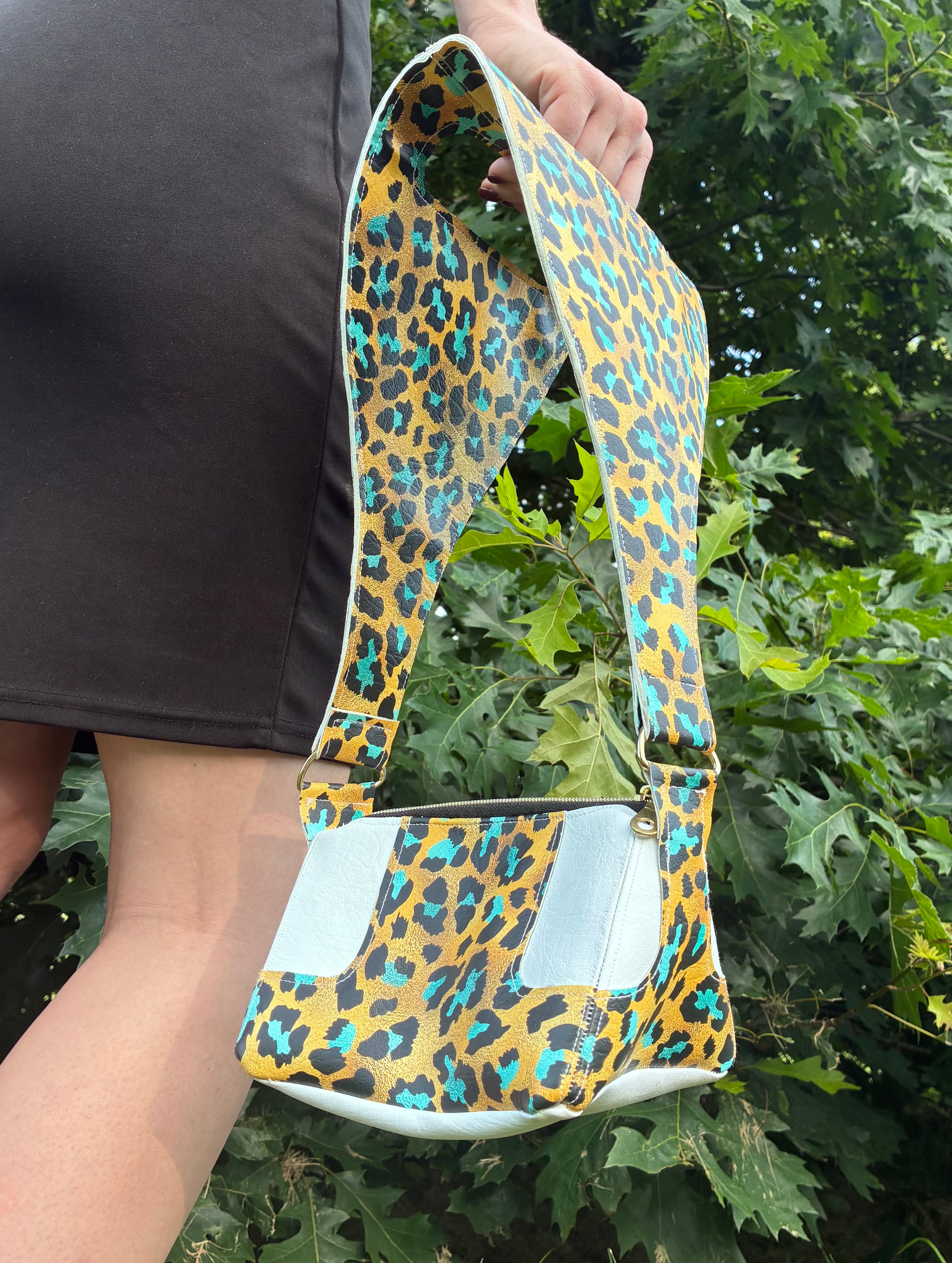 Leopard Cradle Purse
