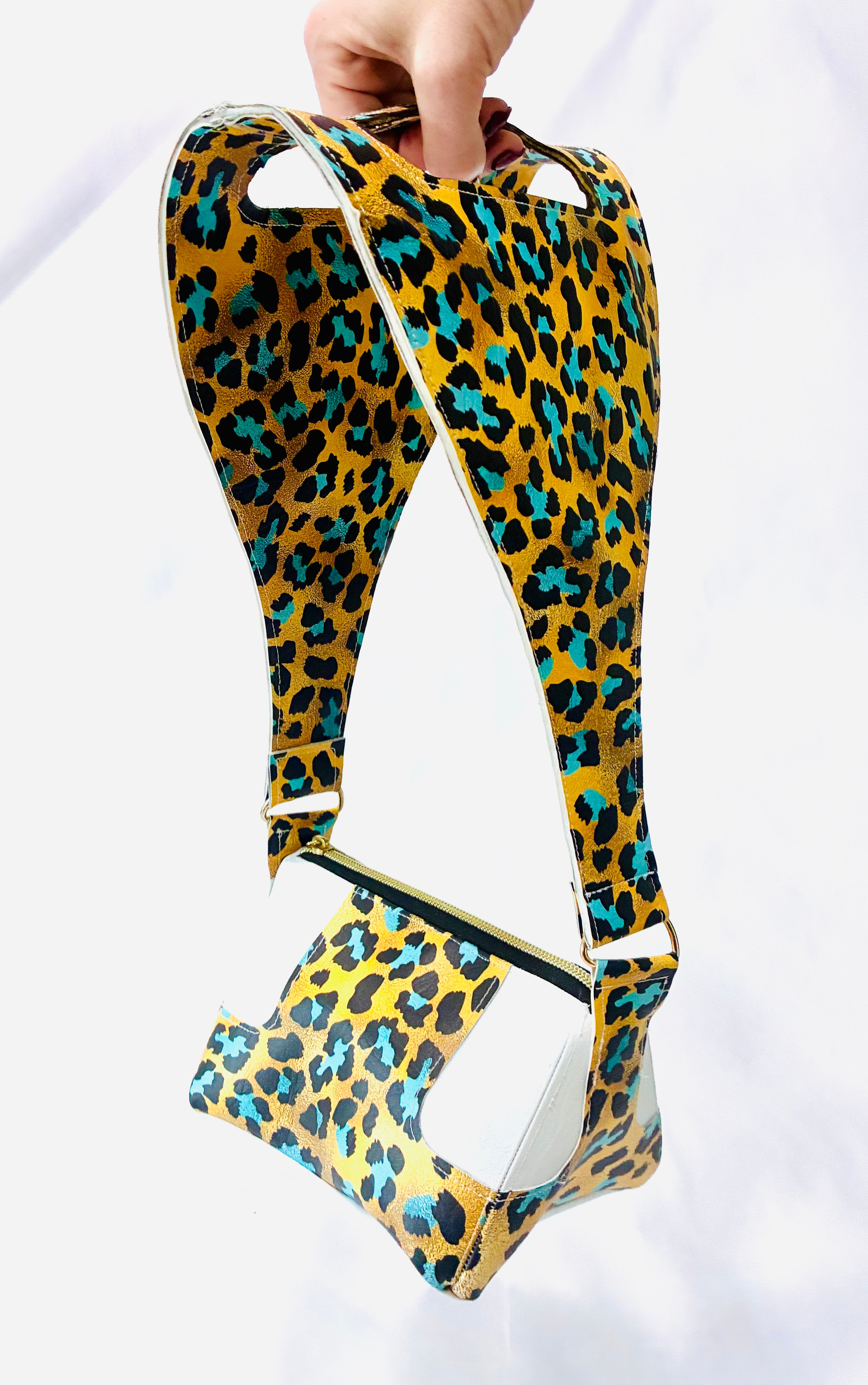 Leopard Cradle Purse