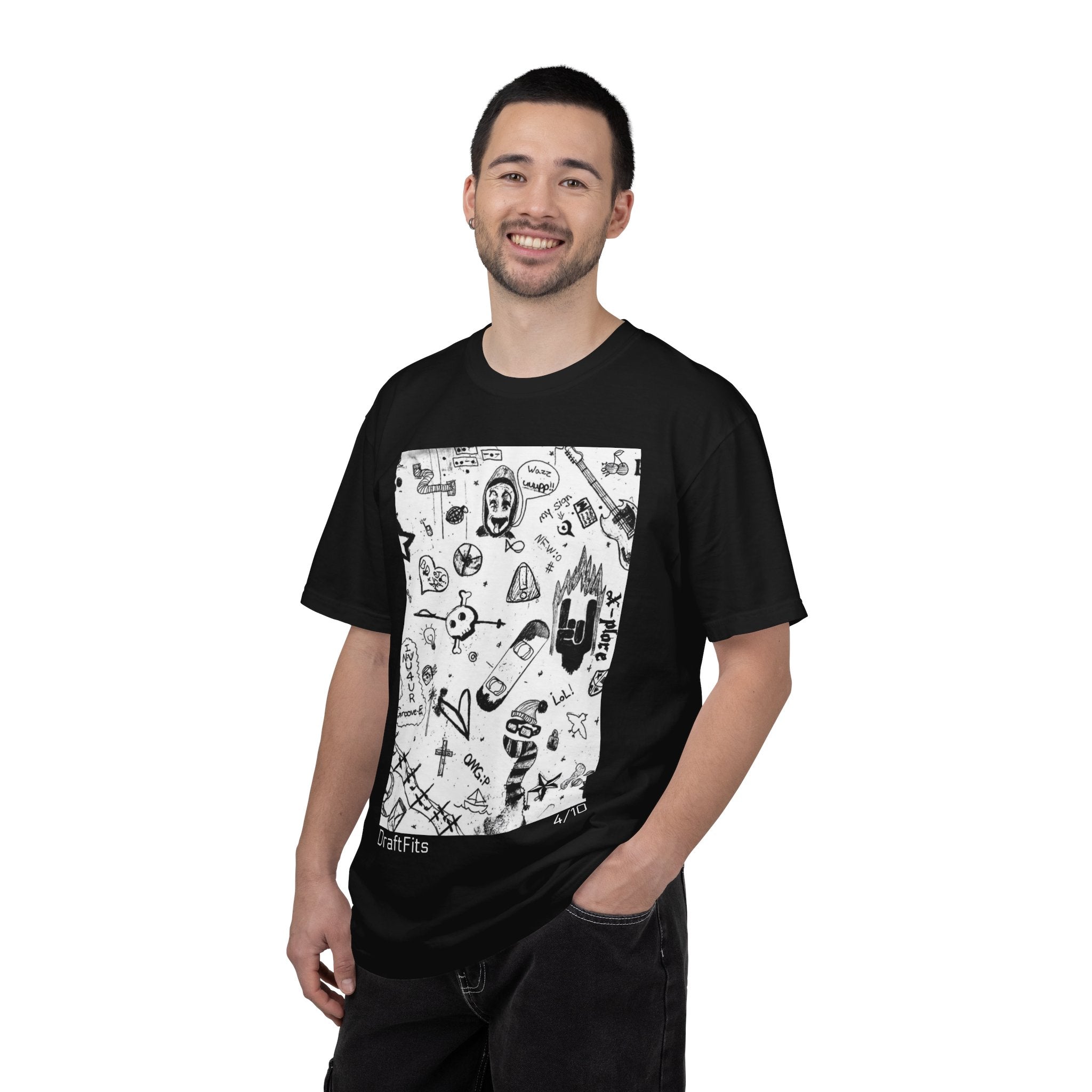 “Graffiti Wall" DraftFits Tee