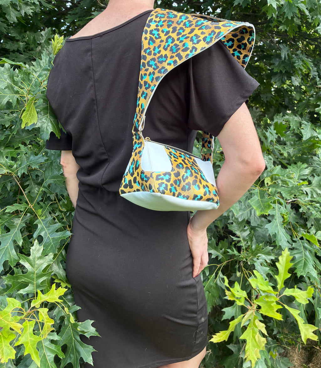 Leopard Cradle Purse