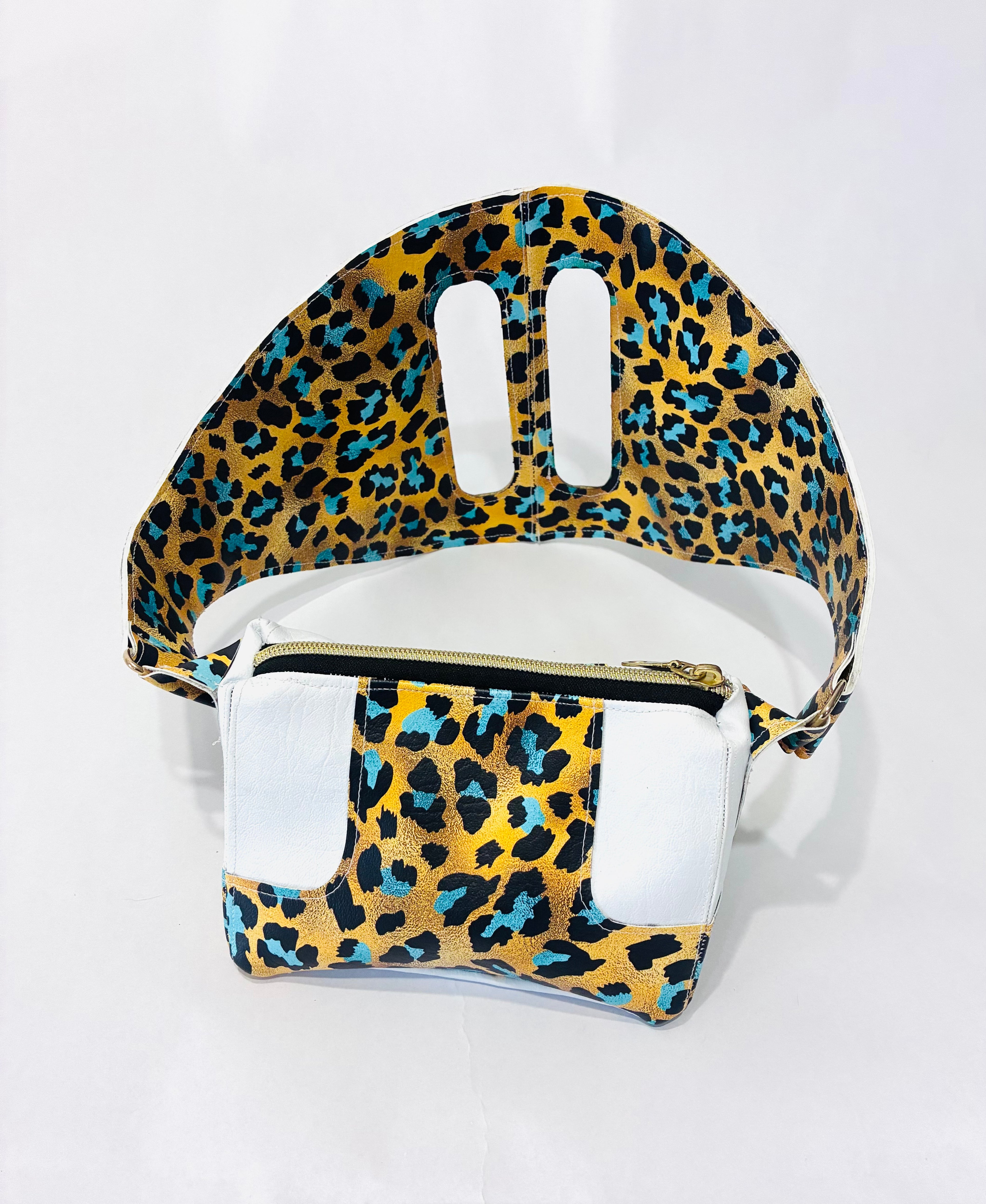 Leopard Cradle Purse
