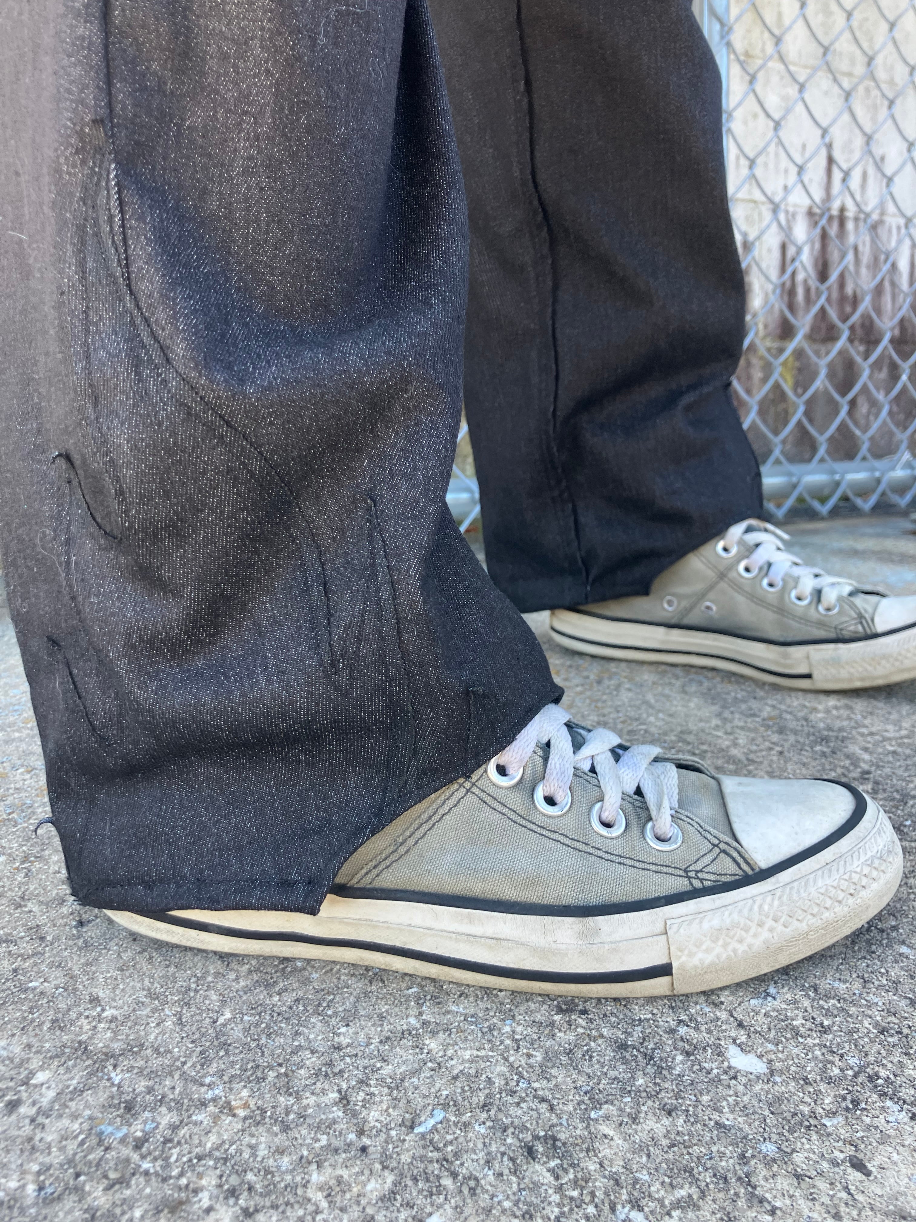 The Toe-Show Pants in Fire Kicks